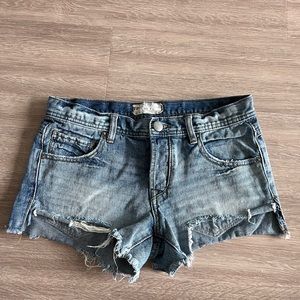 Free People Jean shorts